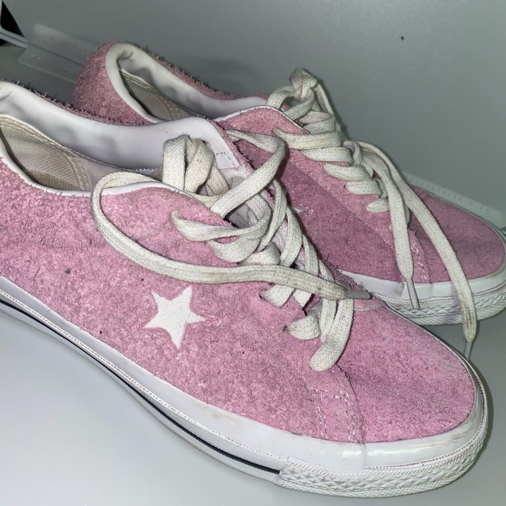 Converse one star pink suede